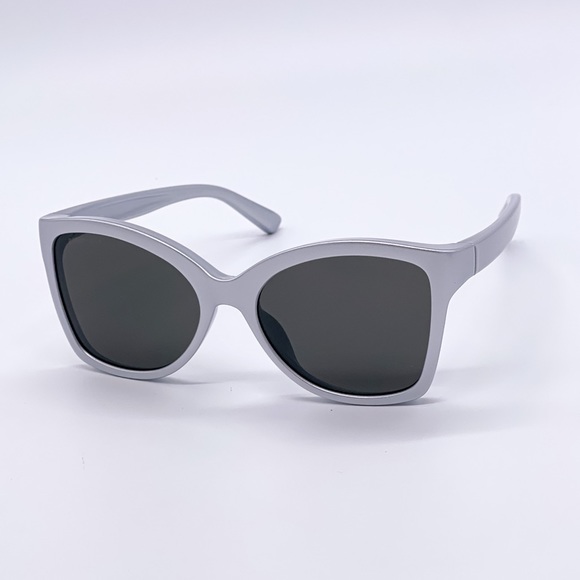 NEW BALENCIAGA BB0150S 003 WOMEN’S SUNGLASSES BB0150S SILVER - Picture 5 of 14